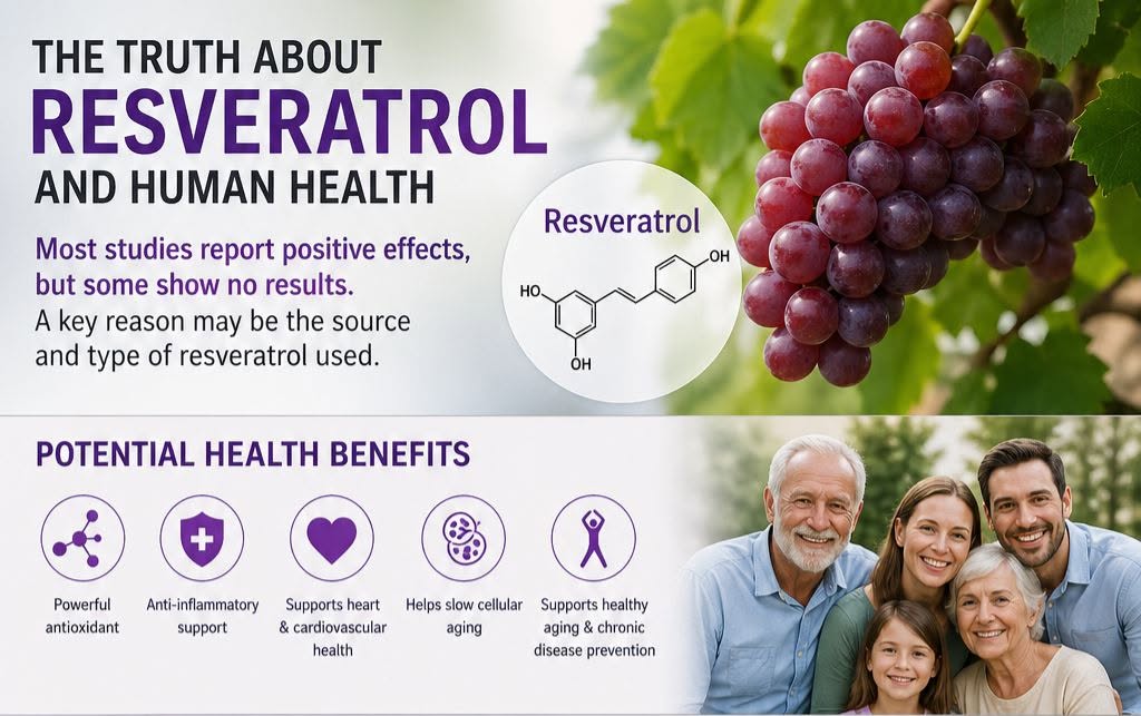 งานวิจัยเกี่ยวกับคุณสมบัติของ “เรสเวอราทรอล” (Resveratrol) ต่อสุขภาพของมนุษย์นั้น ส่วนใหญ่รายงานผลในเชิงบวก เช่น ช่วย...