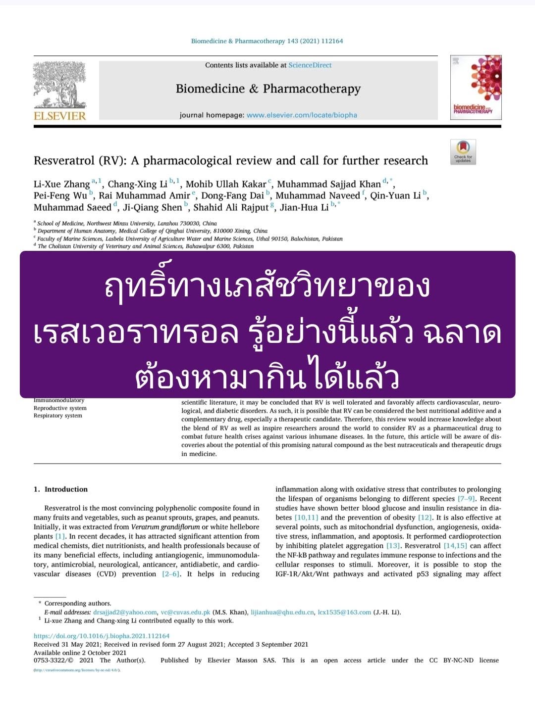 เนื้อหาจากบทความ
