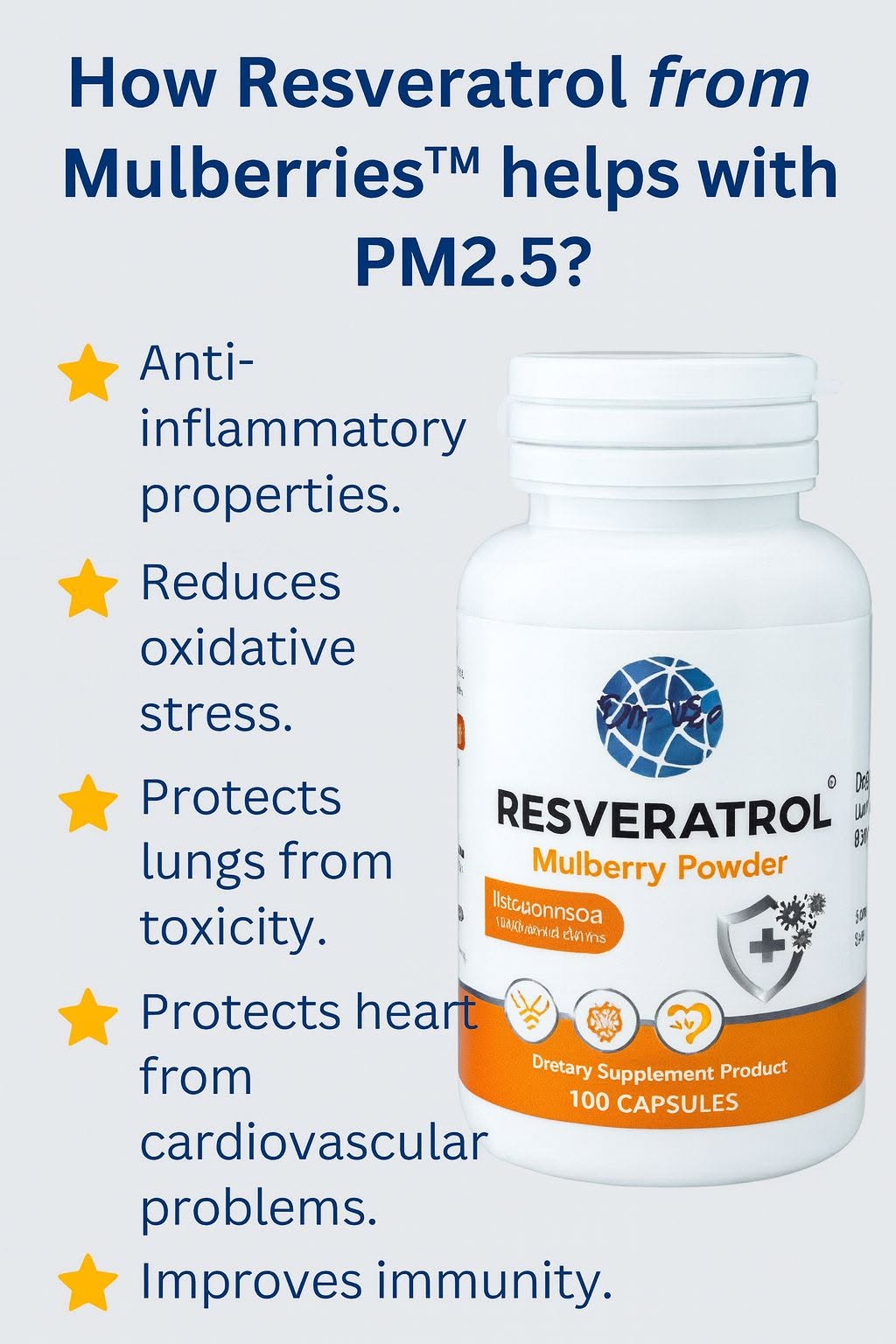 เรสเวอราทรอล (Resveratrol) จาก มัลเบอร์รี่ เป็นสารโพลีฟีนอลที่มีฤทธิ์ต้านอนุมูลอิสระสูงมาก ซึ่งมีบทบาทช่วยปกป้องร่างก...