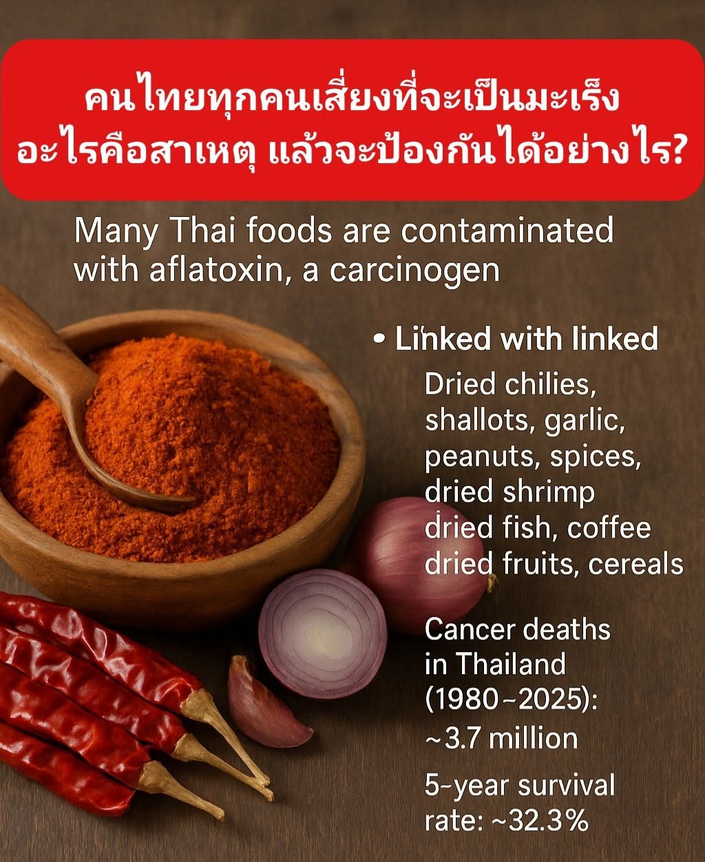 คนไทยกับความเสี่ยงโรคมะเร็ง