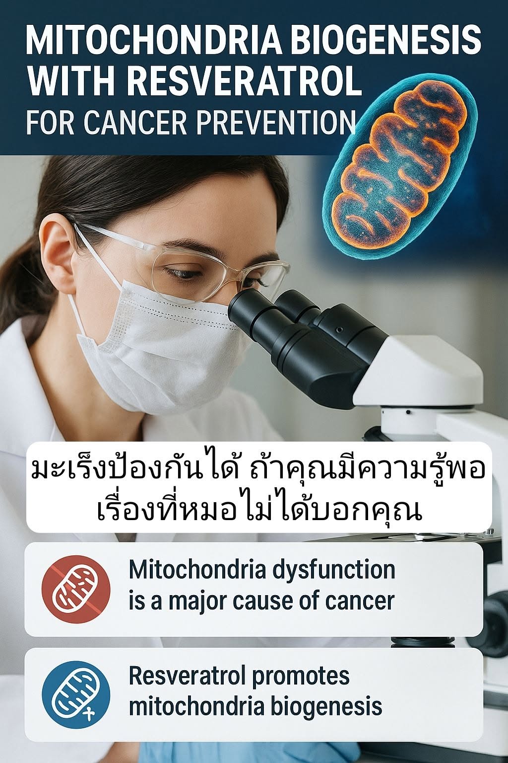 แนวทางในการป้องกันและต่อต้านโรคมะเร็งในยุคใหม่ เริ่มหันมาให้ความสำคัญกับ "ต้นเหตุที่แท้จริง" ของการเกิดมะเร็ง ไม่ใช่แ...