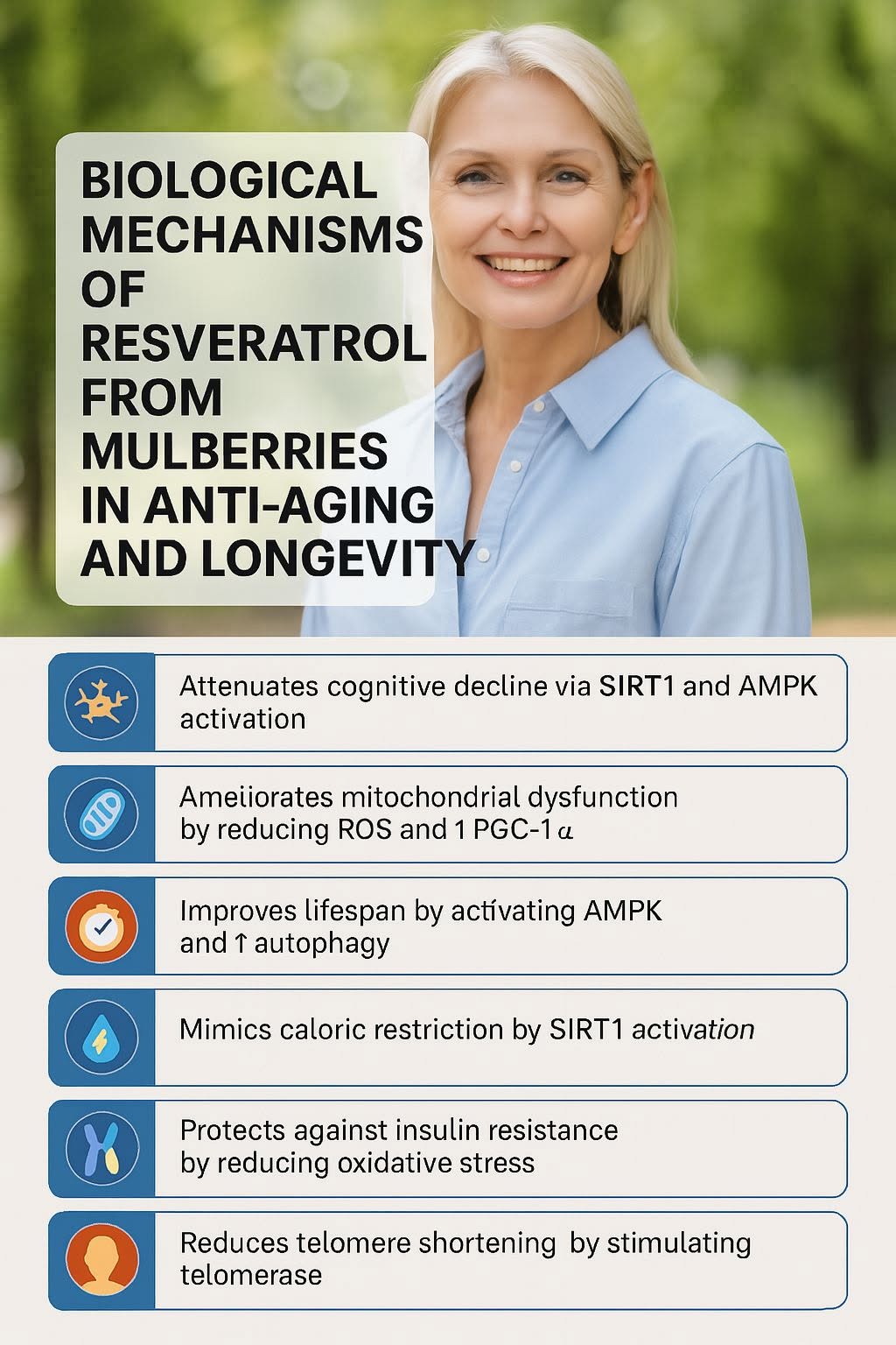 บทสรุปของ 10 งานวิจัยในแง่ของการชะลอวัย (anti-aging) และ การมีอายุยืน (longevity) ที่ตีพิมพ์บน PubMed กับกลไกทางชีววิ...