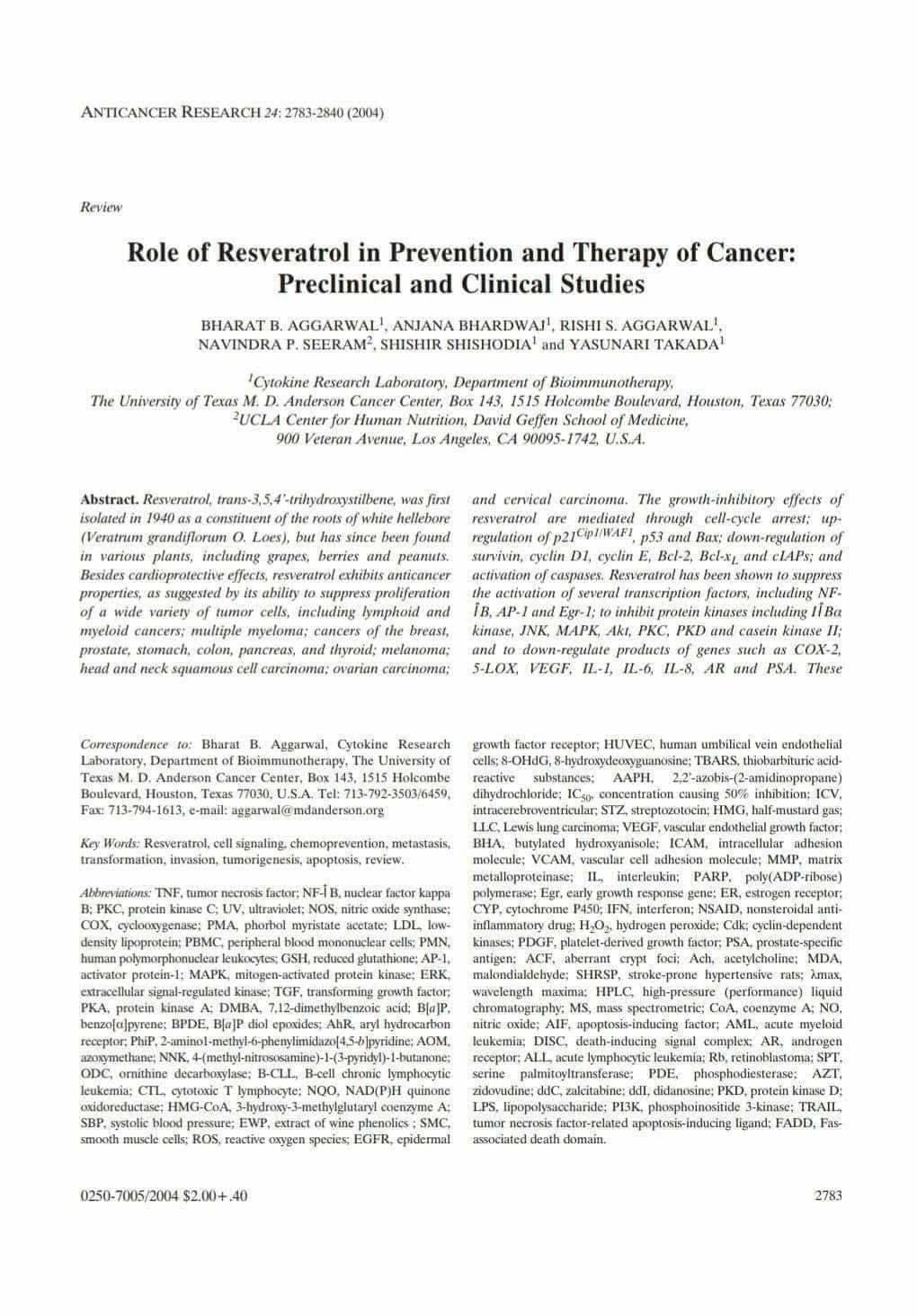 งานวิจัยทำที่ Cyokine Research Laboratory, Department of Bioimmunotherapy,